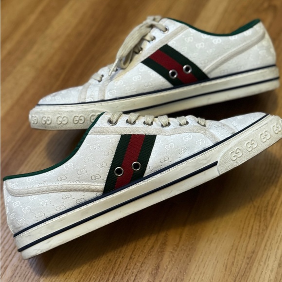 Gucci Tennis 1977 cloth trainers - Picture 10 of 13